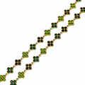 Collier Trèfle [Vert Tricolore]
