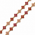 Collier Trèfle [Rose Tricolore]