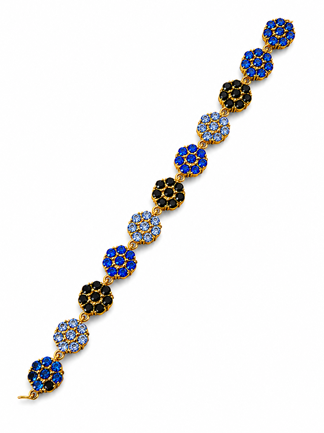Bracelet Fleuri [bleu Tricolore]