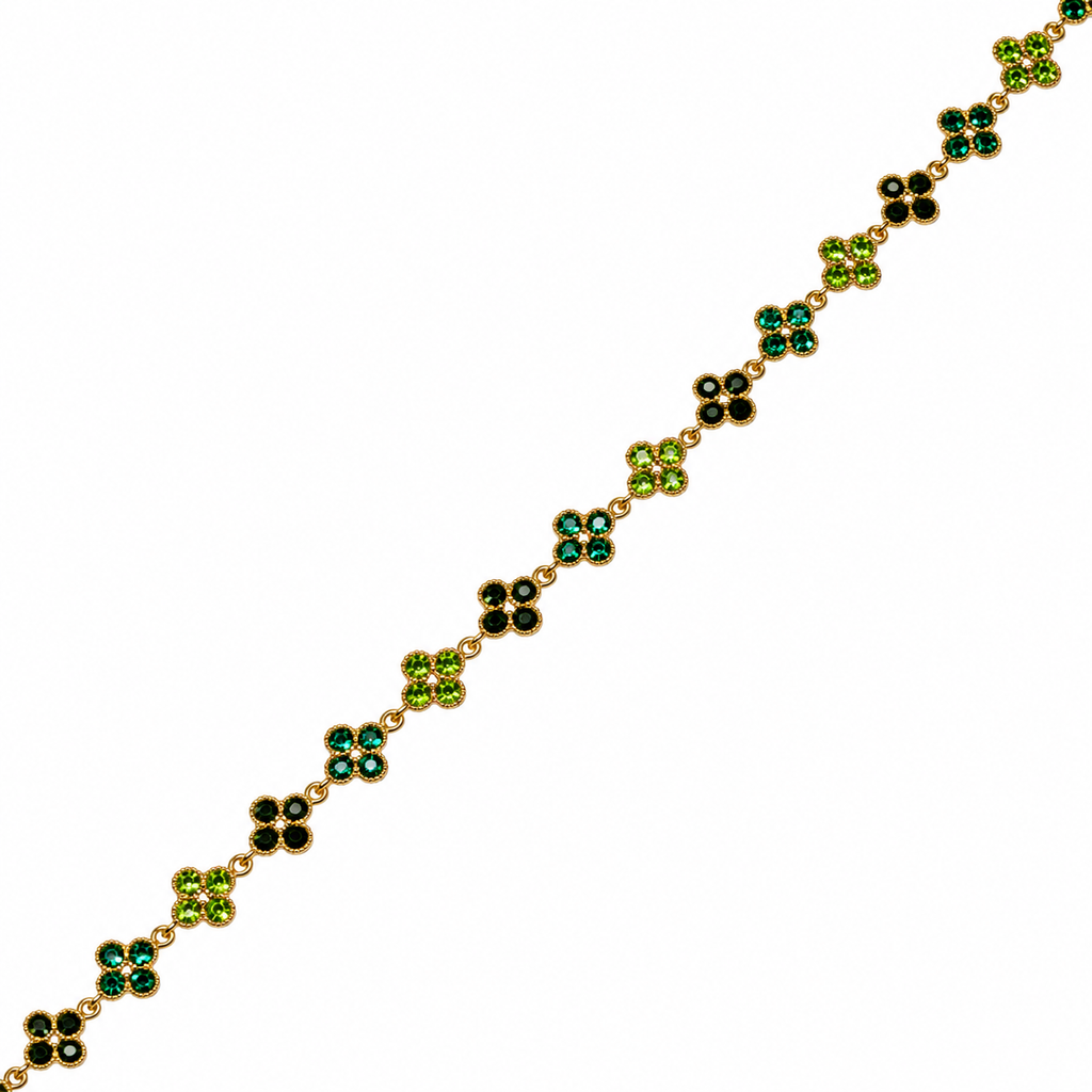 Collier Trèfle [Vert Tricolore]
