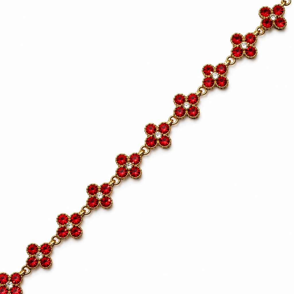 Collier Trèfle [Rouge]