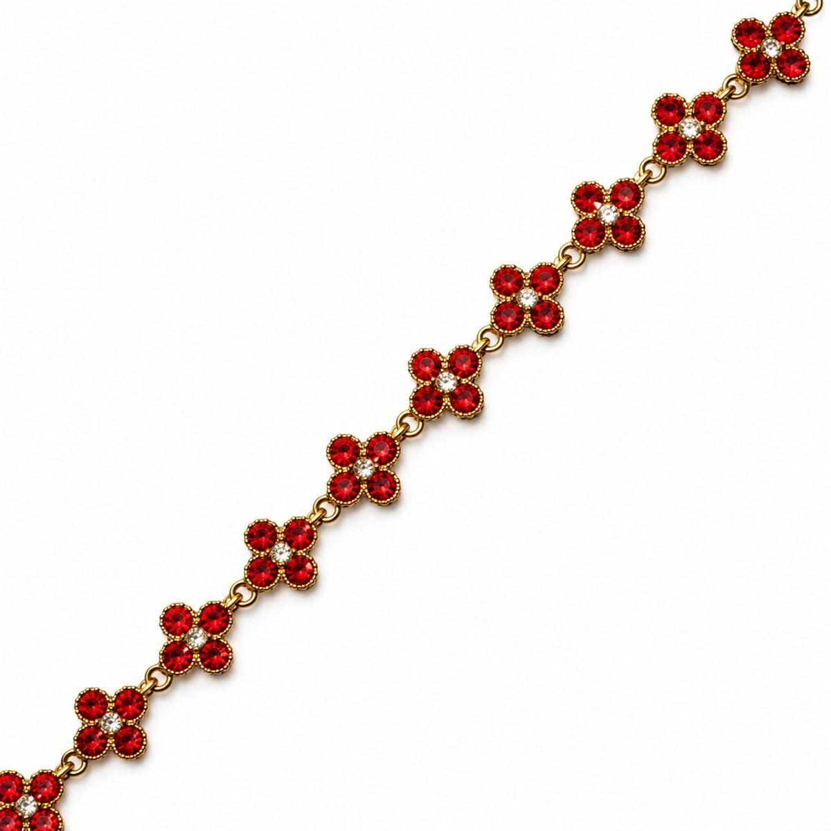 Collier Trèfle [Rouge]