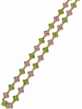 Collier Trèfle [Vert et Violet]
