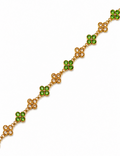 Bracelets Trèfle [Vert et Doré]