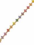 Bracelet Trèfle Pointu [Multicolore]