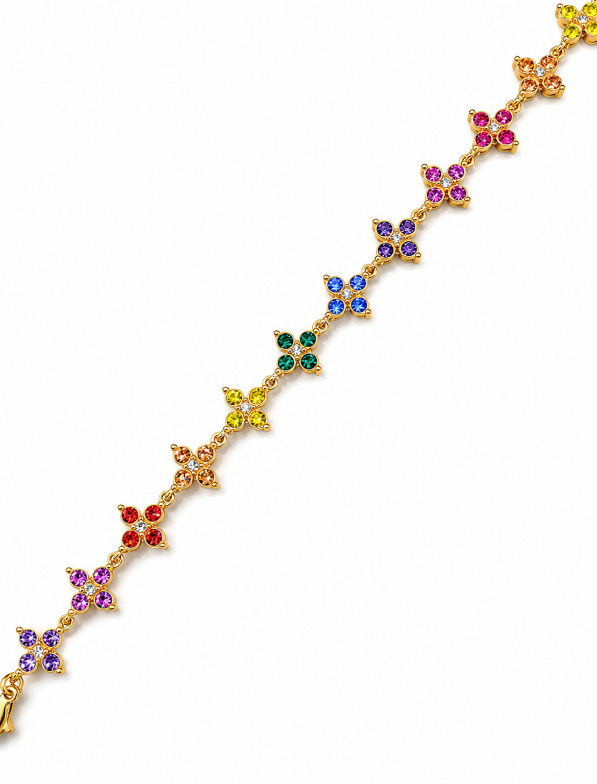 Bracelet Trèfle Pointu [Multicolore]