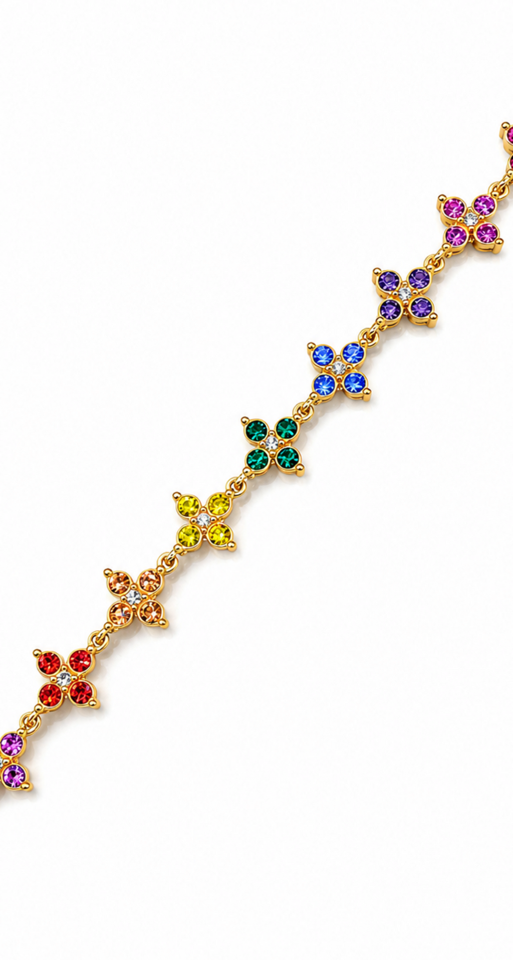 Bracelet Trèfle Pointu [Multicolore]