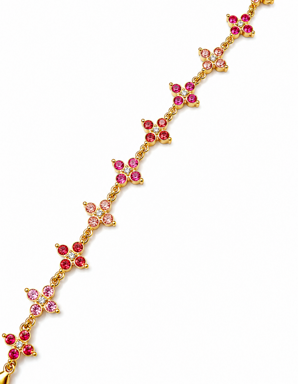 Bracelet Trèfle Pointu [Rose]