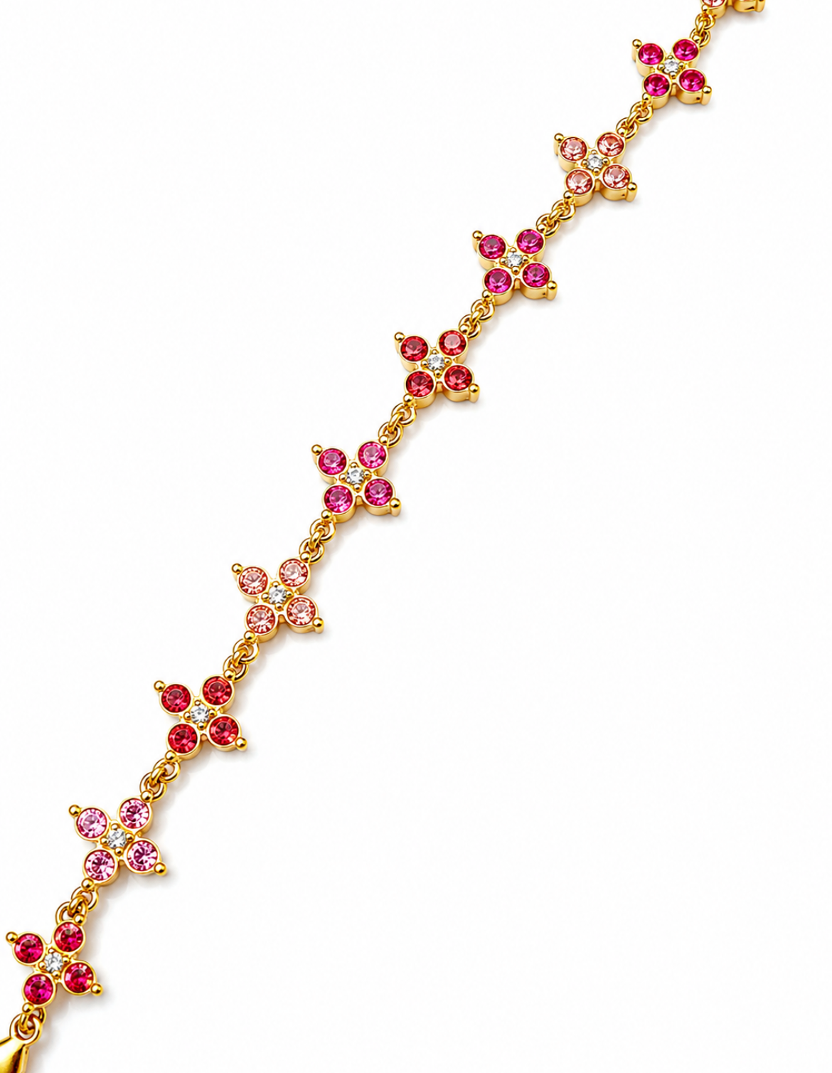 Bracelet Trèfle Pointu [Rose]