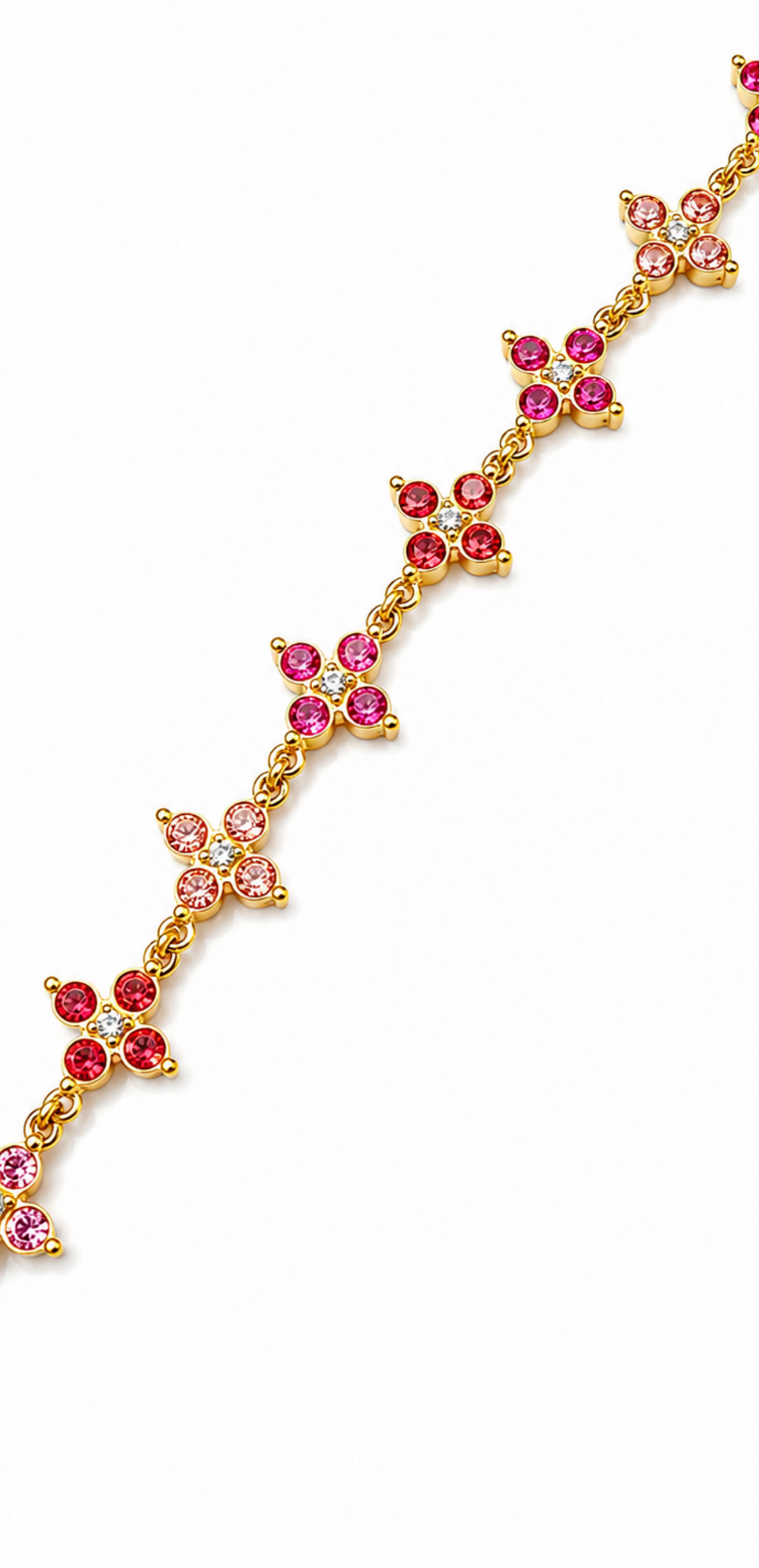 Bracelet Trèfle Pointu [Rose]