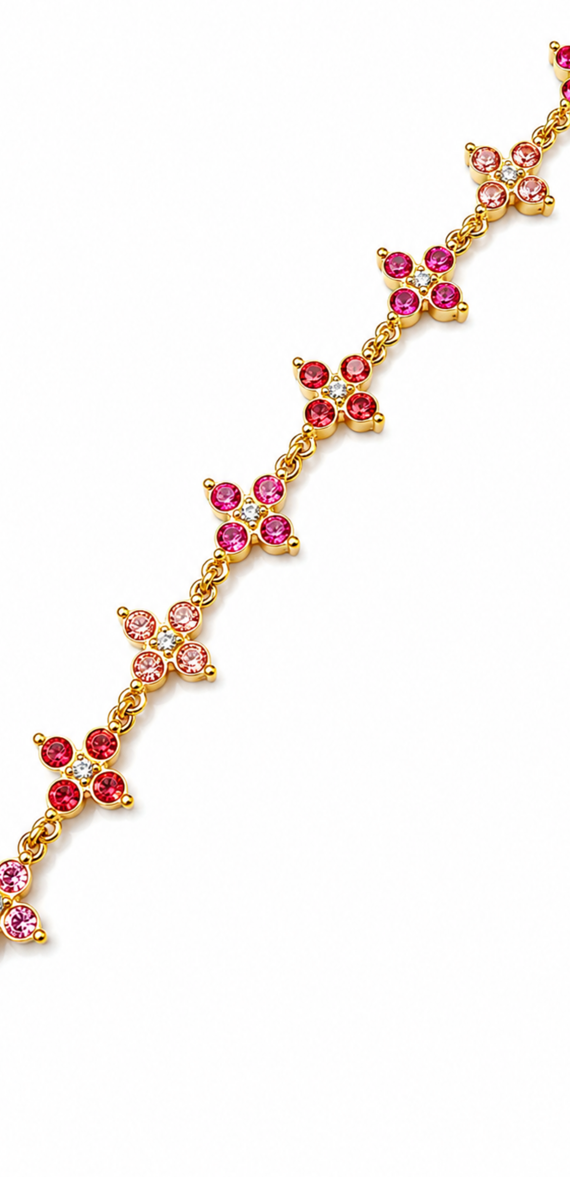 Bracelet Trèfle Pointu [Rose]