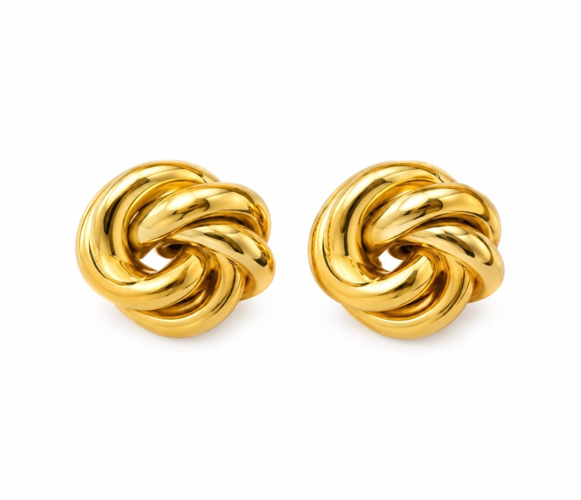 Boucle D’oreille Torsadé [Dorée]
