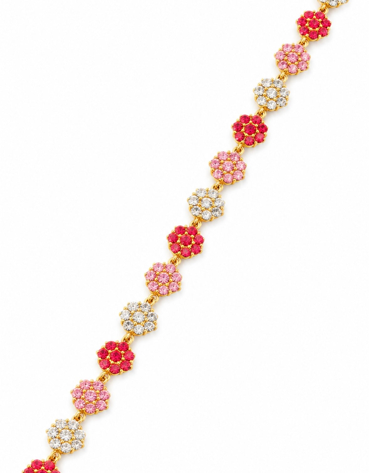 Bracelet Fleuri [Rose Tricolore]