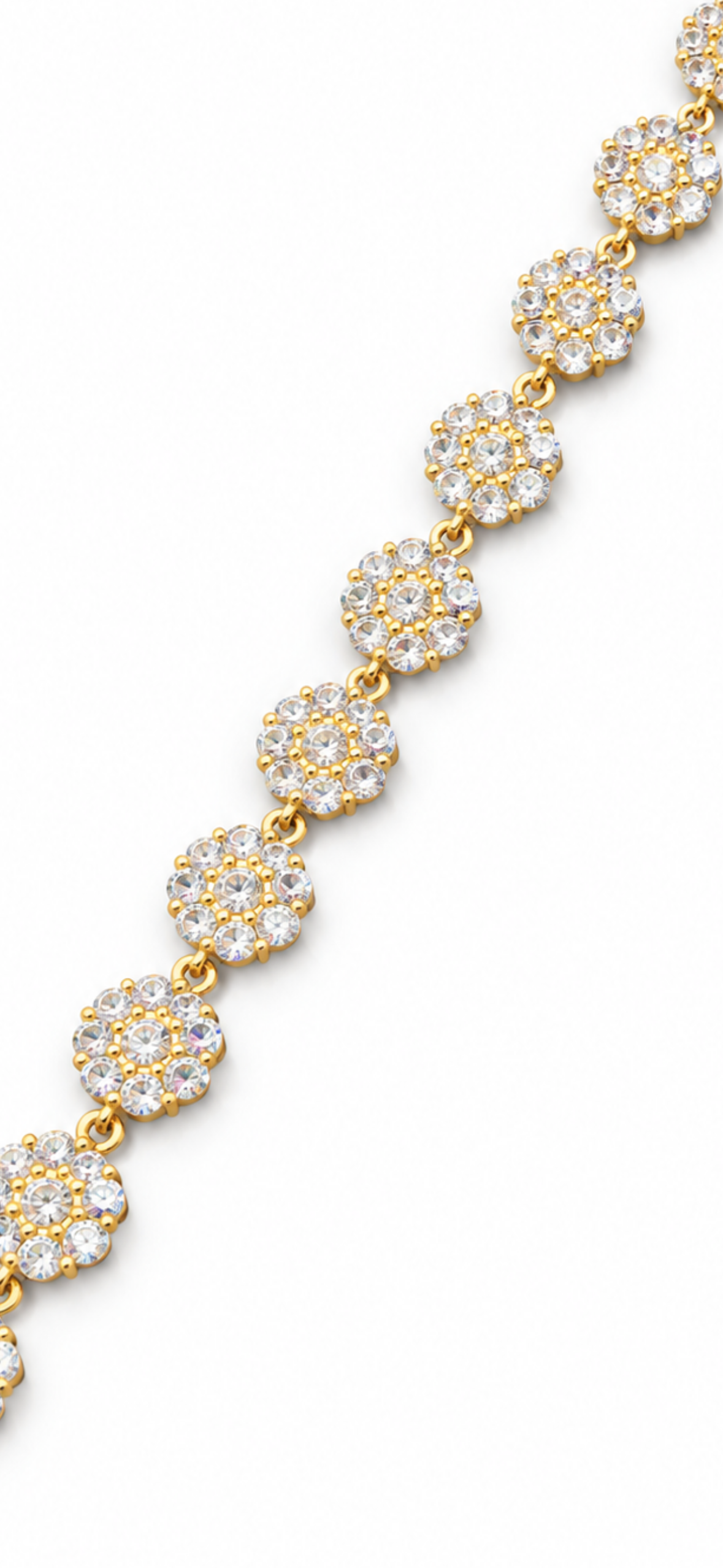 Bracelet Fleuri [Blanc]