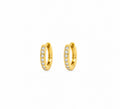 Boucle d’Oreille Mini Créole à Strass