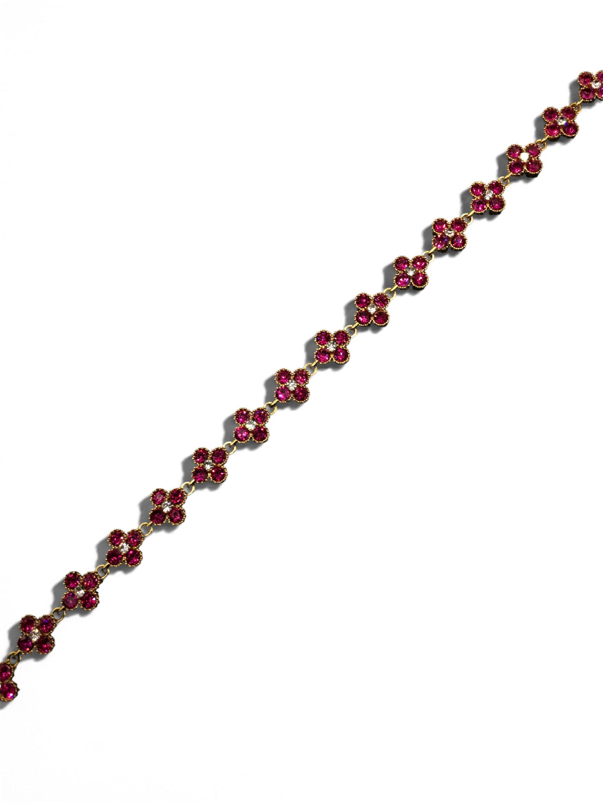 Collier Trèfle [Rose Rubis]